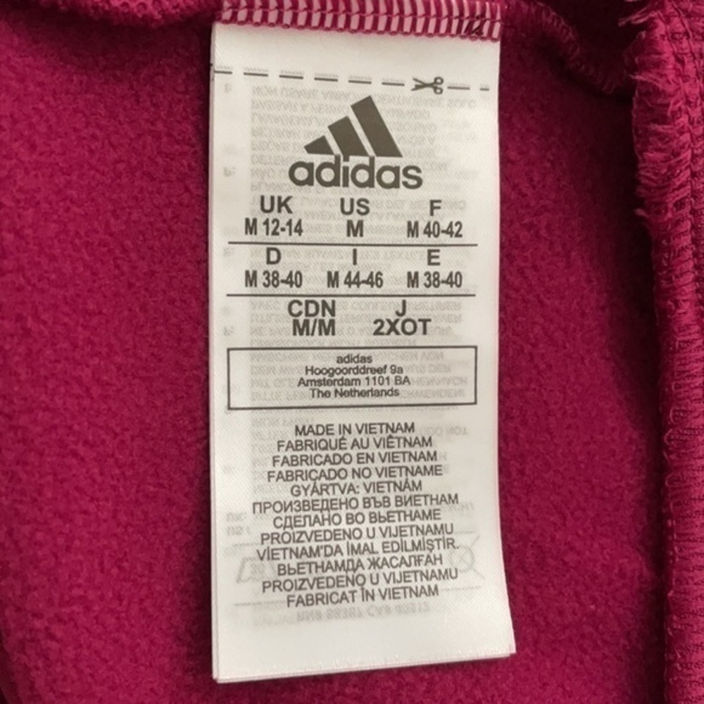 Adidas GG PO Hooded Sweatshirt Aeroready Pullover Top NWT Sz M 12/14 - Picture 2 of 8